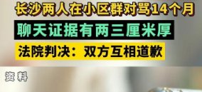 长沙两业主在小区群对骂14个月,此案的判决起到了哪些警示作用?