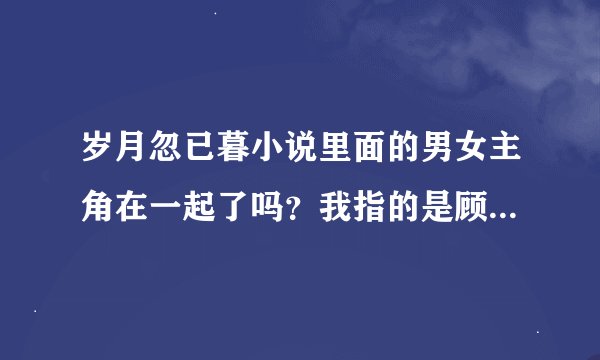 岁月忽已暮小说里面的男女主角在一起了吗？我指的是顾辛烈和姜河
