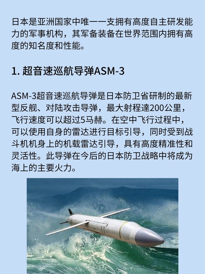 日本著名的军备
