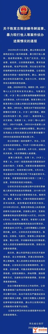 环球时报：这23分钟，唐山警方需要给一个交代！
