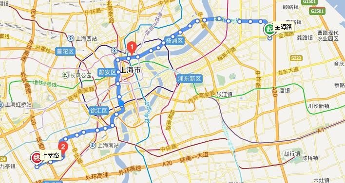 上海七浦路地铁怎么坐