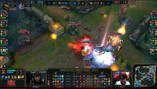 怎么看待skt VS edg 的比赛？