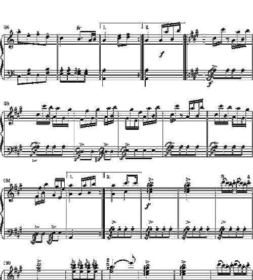 音乐中变奏、变奏曲、变奏曲式的区别