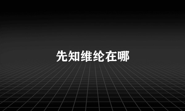 先知维纶在哪