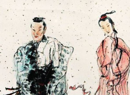 眉如翠羽，肌如白雪；腰如束素，齿如含贝；嫣然一笑，惑阳城，迷下蔡。