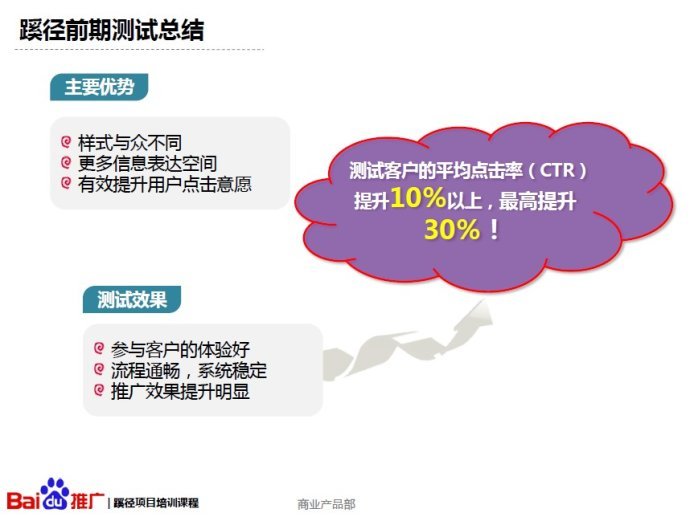 百度蹊径的产品简介