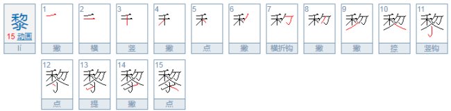 黎,晕,漆,幕,愈,怡,逸,免怎么组成词?