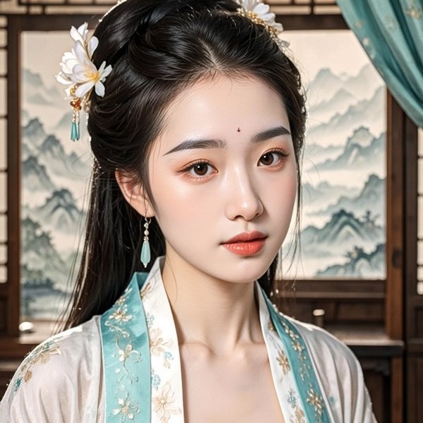 描写古代女子妆容的诗句