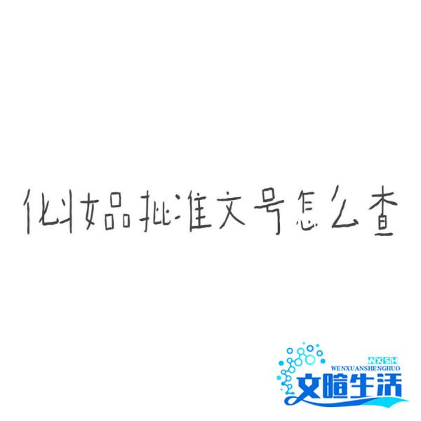 化妆品批准文号怎么查