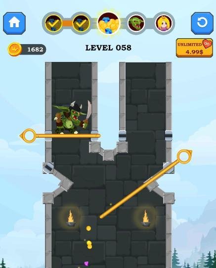 Once A Hero的LEVEL 058怎样过关？