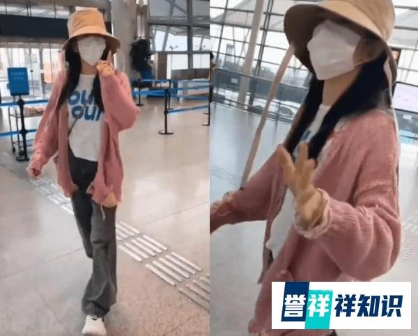 风波后的谢娜再现身机场，疑似讨好粉丝表示没有不让拍，还摆出一副任拍的姿态