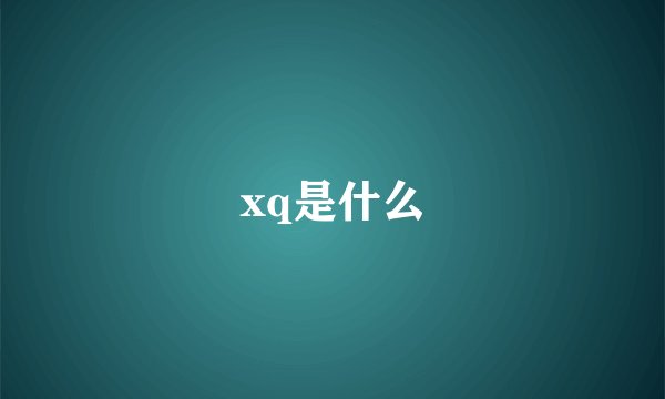 xq是什么