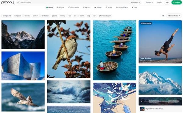 找图片素材上这8个网站，各种类型都能找到