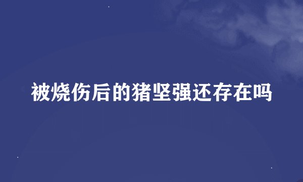 被烧伤后的猪坚强还存在吗