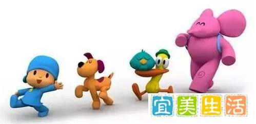 风靡全球的动画片《小P优优》英文版81集+中文版52集