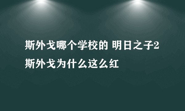 斯外戈哪个学校的 明日之子2斯外戈为什么这么红