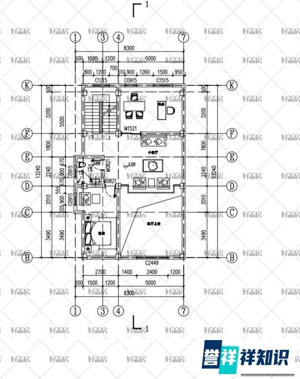 南方农村三层半房屋图