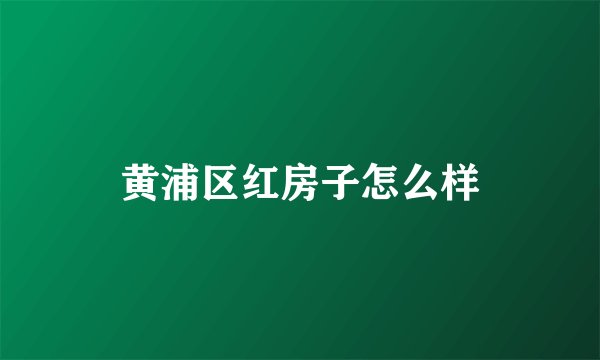 黄浦区红房子怎么样