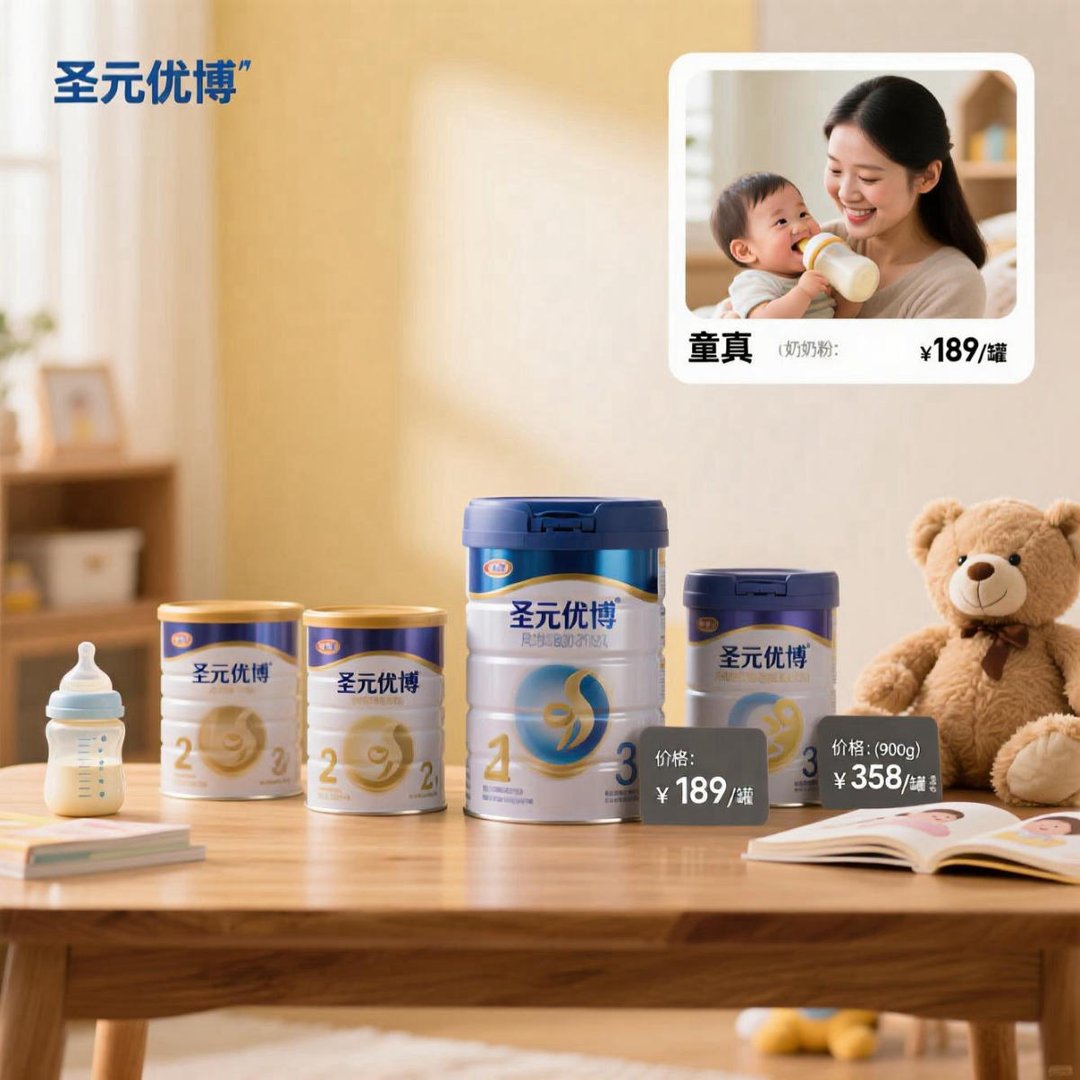 圣元优博奶粉的价格