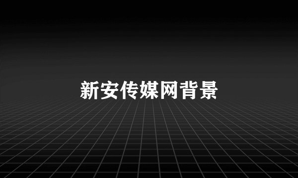 新安传媒网背景