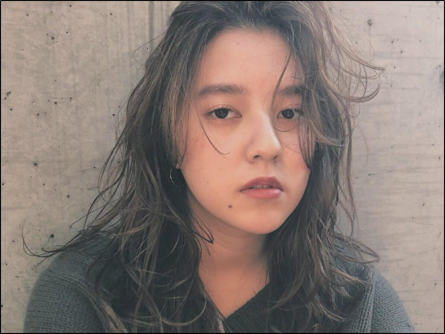 大脸适合的发型图片女