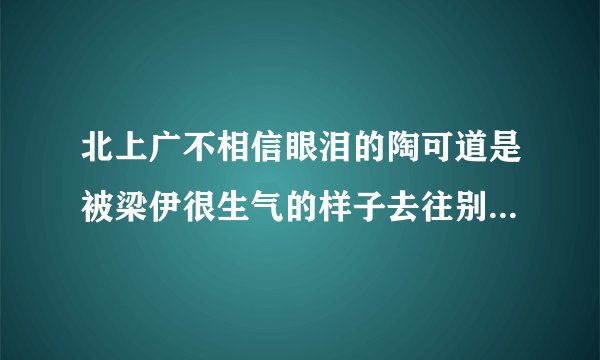 北上广不相信眼泪的陶可道是被梁伊很生气的样子去往别人家住吗