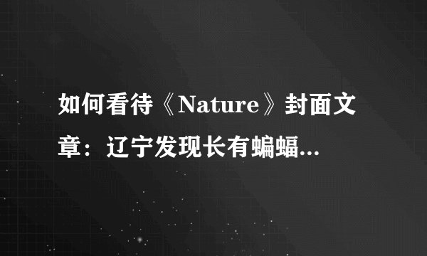 如何看待《Nature》封面文章：辽宁发现长有蝙蝠翅膀的恐龙「长臂混元龙」？对研究鸟类的演化有何帮助？
