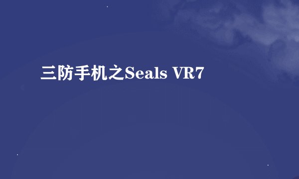 三防手机之Seals VR7
