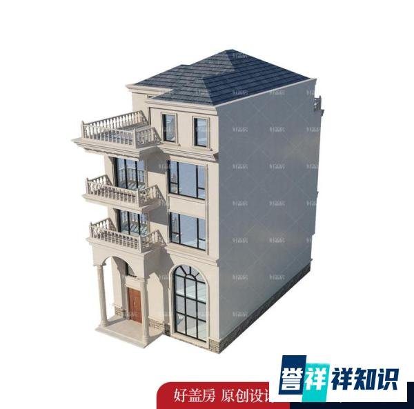 南方农村三层半房屋图