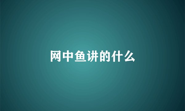 网中鱼讲的什么