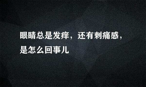 眼睛总是发痒，还有刺痛感，是怎么回事儿