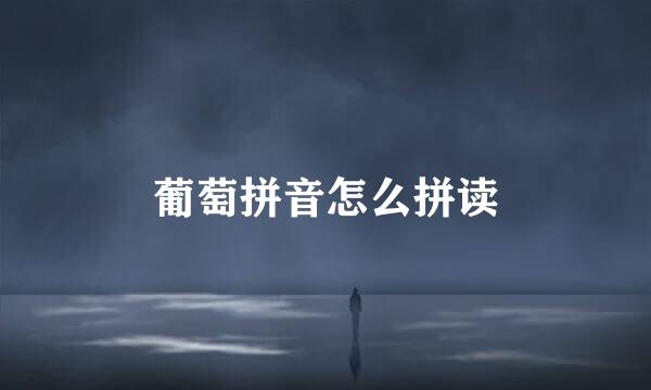 葡萄拼音怎么拼读