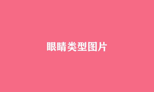 眼睛类型图片