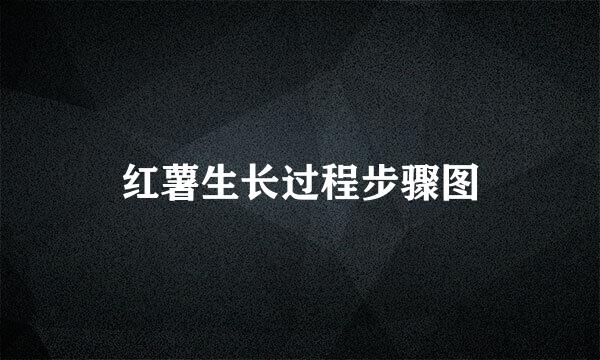 红薯生长过程步骤图