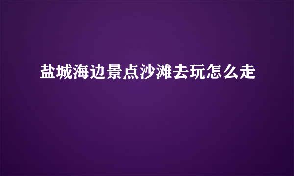 盐城海边景点沙滩去玩怎么走