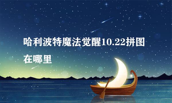 哈利波特魔法觉醒10.22拼图在哪里