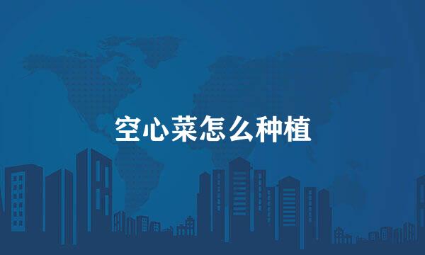 空心菜怎么种植