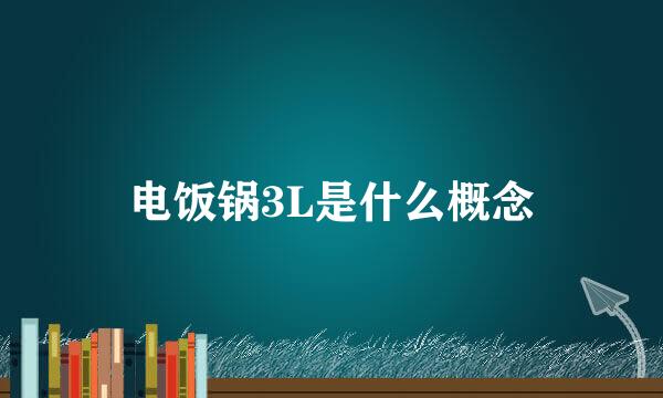 电饭锅3L是什么概念