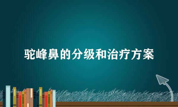 驼峰鼻的分级和治疗方案