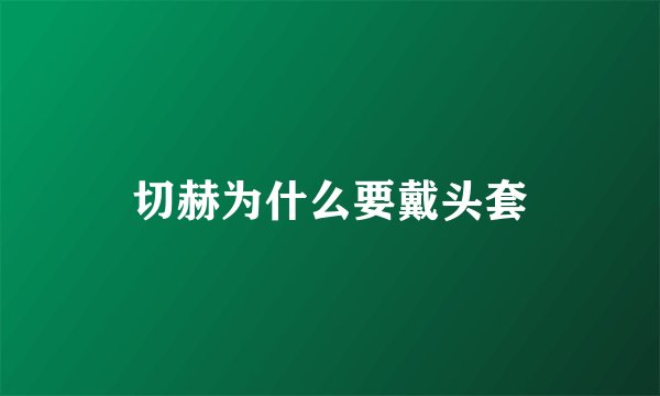切赫为什么要戴头套