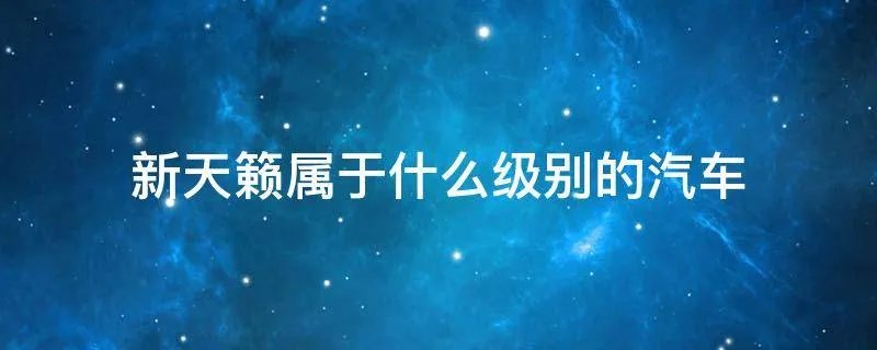 新天籁属于什么级别的汽车