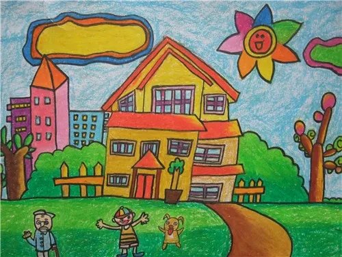 2020美丽乡村未来家园绘画作品精选