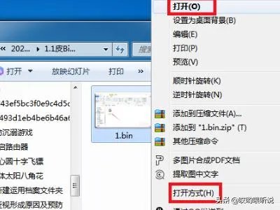 Bin文件是什么?如何打开bin文件？