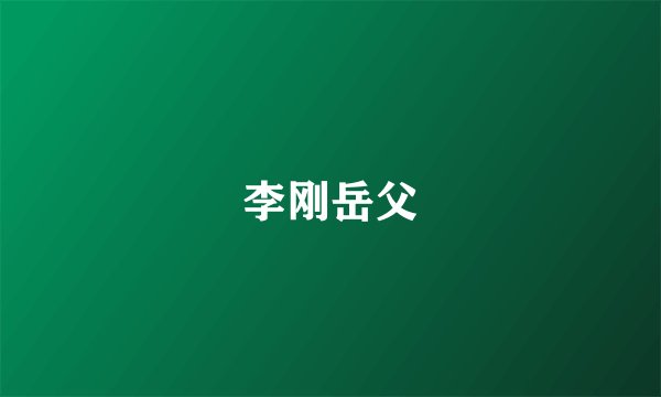 李刚岳父