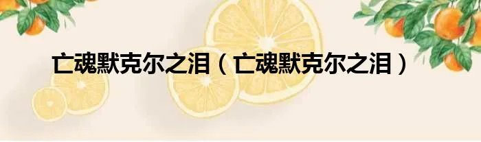 亡魂默克尔之泪（亡魂默克尔之泪）