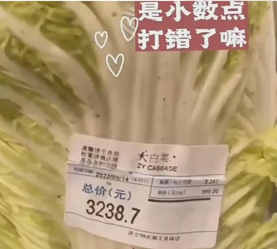成都沃尔玛现3238元天价白菜，到底是哪一环节出现了问题？