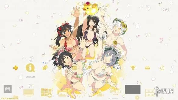 清凉福利萌妹子&怀旧像素打飞机 PS4免费主题发布!