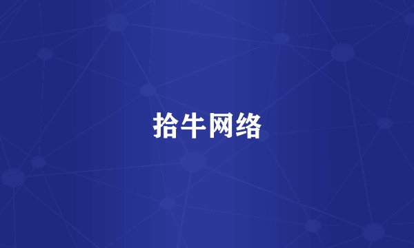 拾牛网络