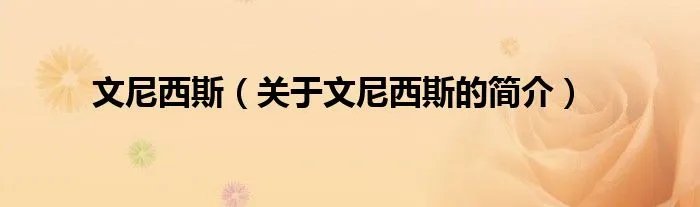 文尼西斯（关于文尼西斯的简介）