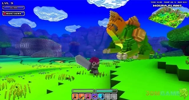《我的世界》战斗版!《Cube World》复古画面截图